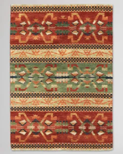 Pendleton ANAZAZI HANDMADE RUG GREEN/RED Hot