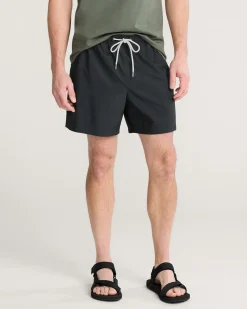 Pendleton BANDED CROWN HYDROMORPH SWIM TRUNKS BLACK New