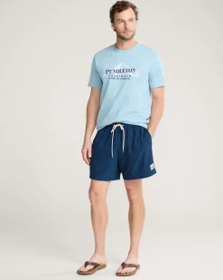 Pendleton BANDED CROWN HYDROMORPH SWIM TRUNKS DRESS BLUES Clearance