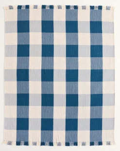 Pendleton BLOCK PLAID ORGANIC COTTON FRINGED THROW ONE SIZE Hot