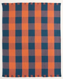 Pendleton BLOCK PLAID ORGANIC COTTON FRINGED THROW ONE SIZE Online