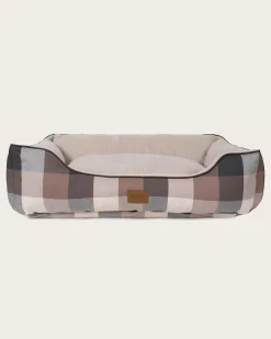 Pendleton BLOCK PLAID PET BED - KUDDLER TAN/BLACK Hot