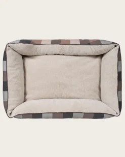 Pendleton BLOCK PLAID PET BED - KUDDLER TAN/BLACK Hot