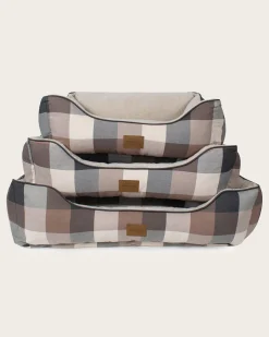 Pendleton BLOCK PLAID PET BED - KUDDLER TAN/BLACK Hot
