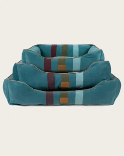 Pendleton CABIN STRIPE PET BED - KUDDLER SHALE MULTI New