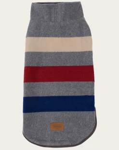 Pendleton CABIN STRIPE PET VEST GREY MULTI New