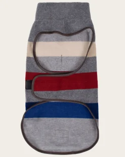 Pendleton CABIN STRIPE PET VEST GREY MULTI New