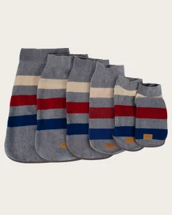 Pendleton CABIN STRIPE PET VEST GREY MULTI New