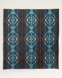 Pendleton CARICO LAKE/STRIPE ORGANIC COTTON THROW GIFT PACK ONE SIZE Hot