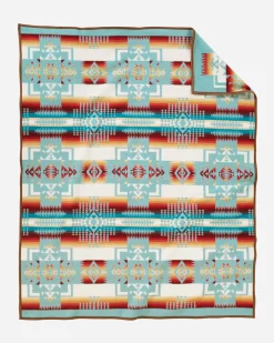 Pendleton CHIEF JOSEPH BLANKET AQUA Best