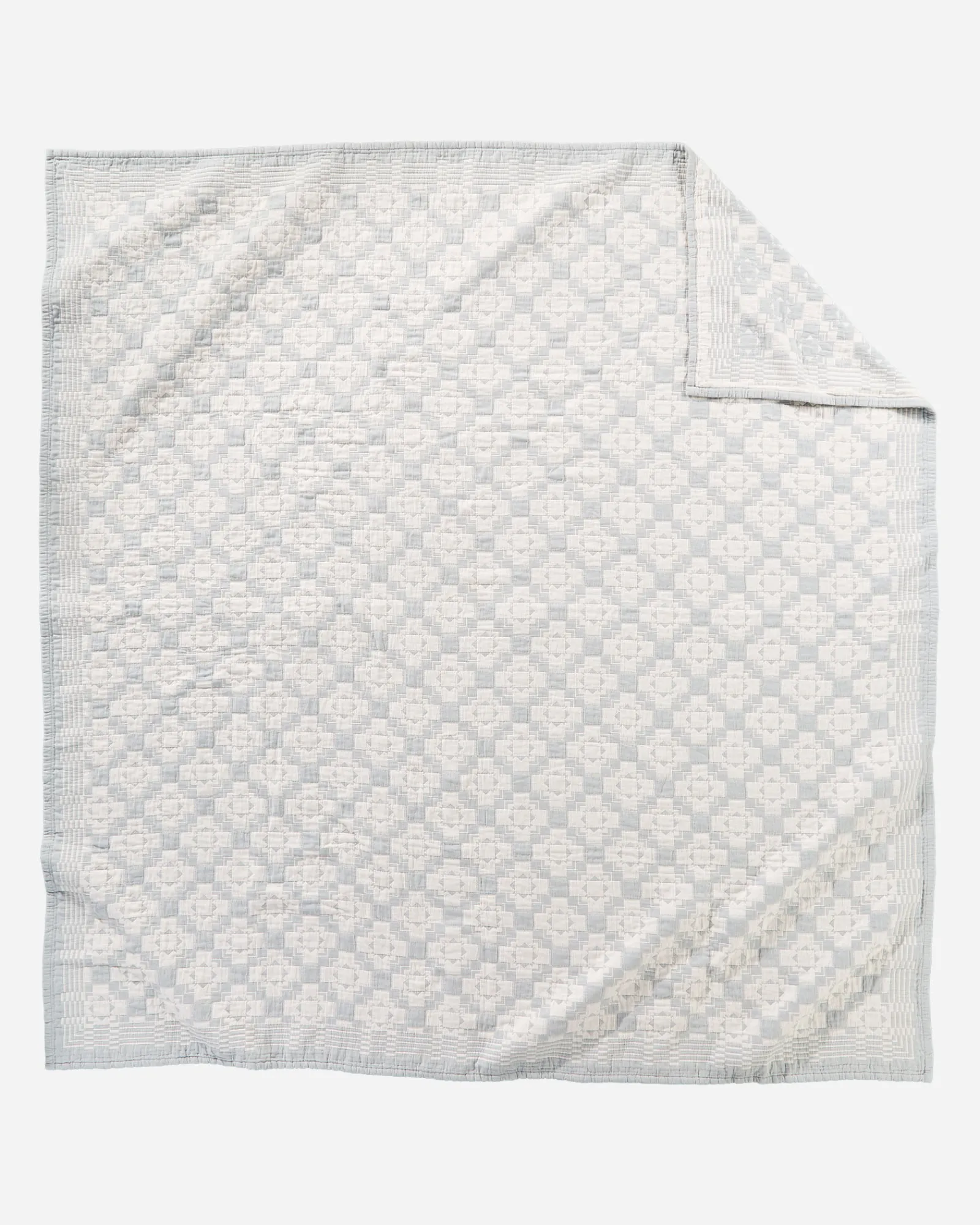 Pendleton CHIEF JOSEPH COTTON MATELASSE COVERLET SLATE Discount