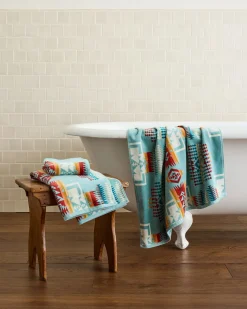 Pendleton CHIEF JOSEPH TOWEL COLLECTION AQUA Fashion