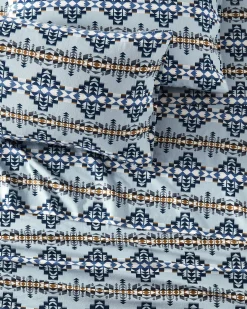 Pendleton DESERT DAWN FLANNEL SHEET SET GREY/BLUE MULTI New