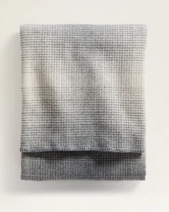 Pendleton ECO-WISE WOOL OMBRE BLANKET BONE/GREY Sale