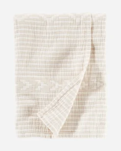 Pendleton GANADO COTTON MATELASSE COVERLET BEIGE Clearance
