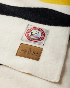 Pendleton GLACIER NATIONAL PARK BLANKET WHITE Clearance