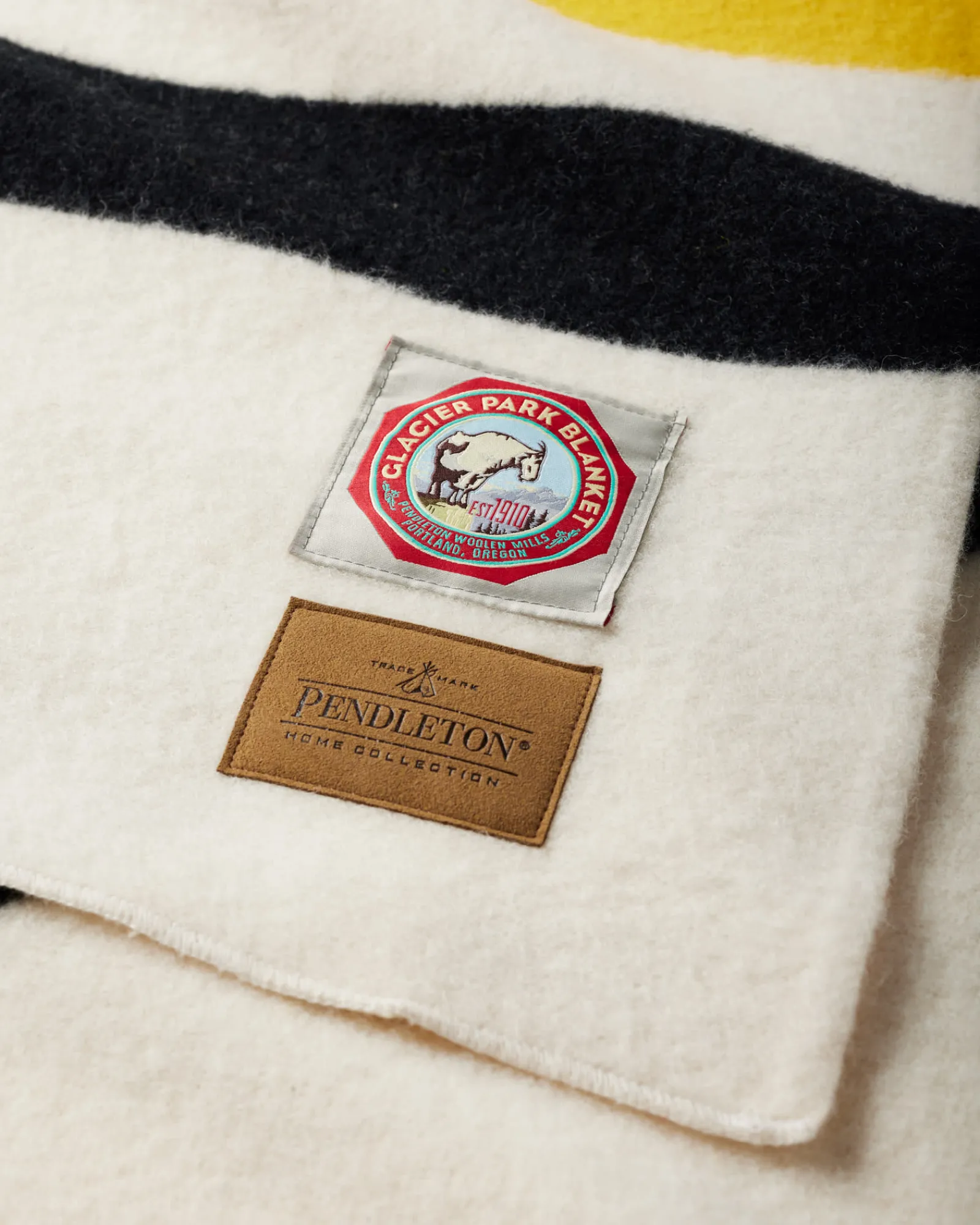 Pendleton GLACIER NATIONAL PARK BLANKET WHITE Clearance