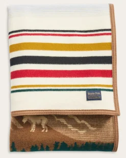 Pendleton GLACIER PEAKS BLANKET TWIN Outlet