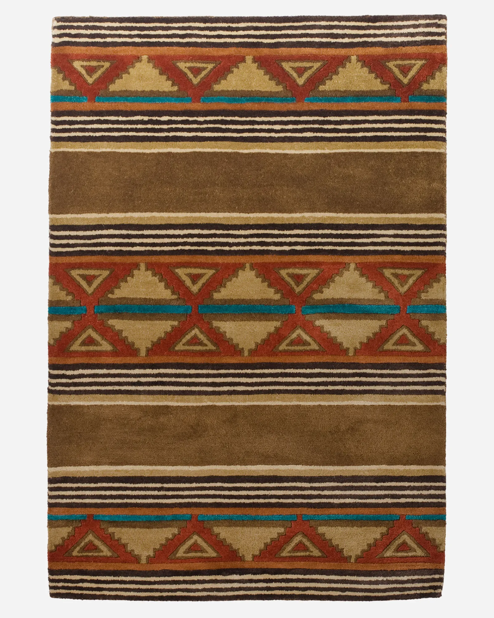 Pendleton HANDMADE TAOS RUG CHOCOLATE Hot