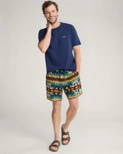 Pendleton HARDING SHORESIDE PACK-N-GO SWIM TRUNKS CENTURY HARDING Sale