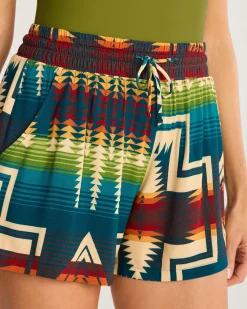 Pendleton HARDING WOMEN'S TIE-FRONT SHORTS CENTURY HARDING Clearance