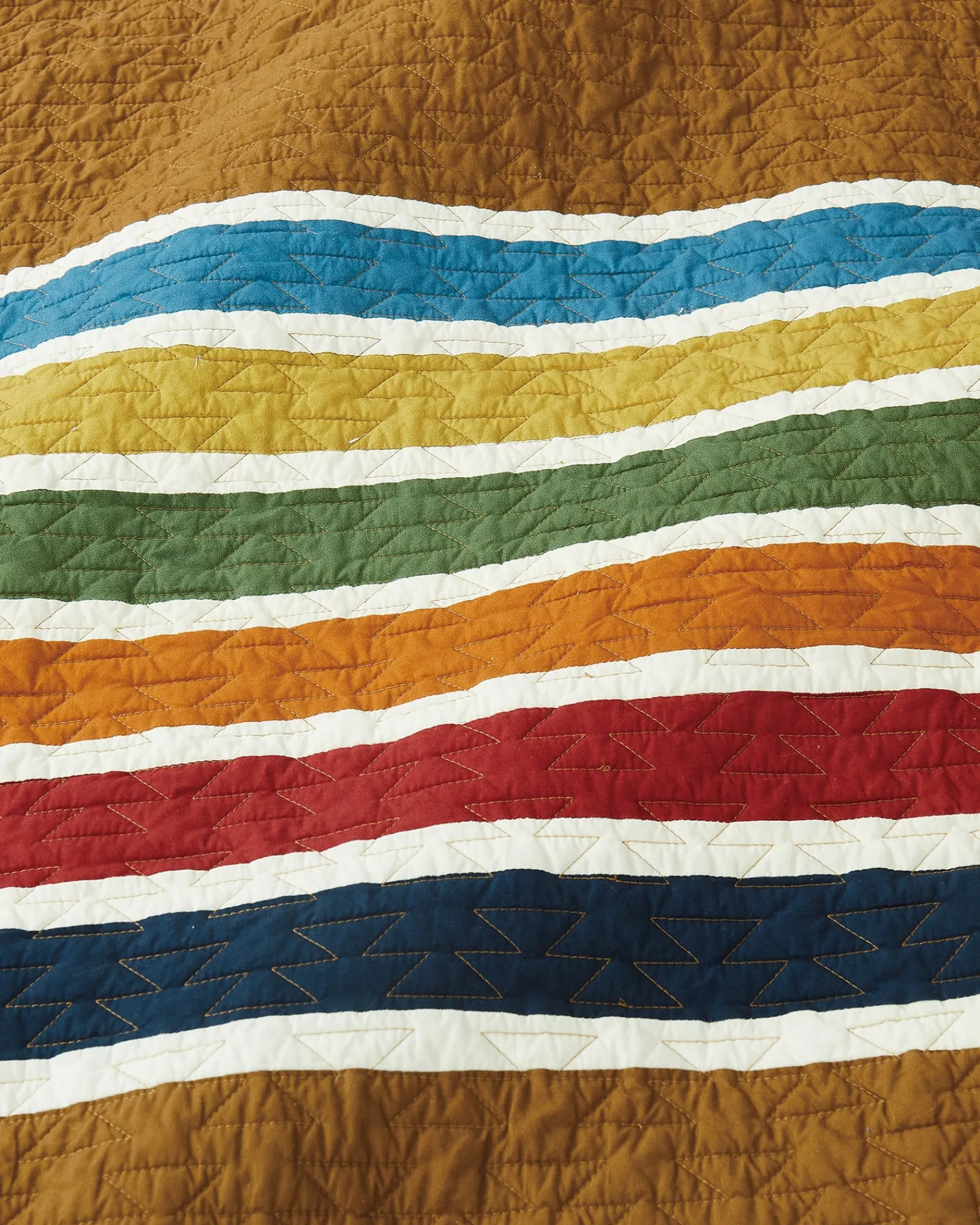 Pendleton JOSHUA TREE NATIONAL PARK PIECED QUILT SET OCHRE Best