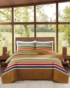 Pendleton JOSHUA TREE NATIONAL PARK PIECED QUILT SET OCHRE Best