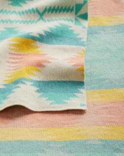 Pendleton KNIT BABY BLANKET WITH BEANIE ONE SIZE Outlet
