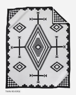 Pendleton LOS OJOS BLANKET BLACK/ WHITE New