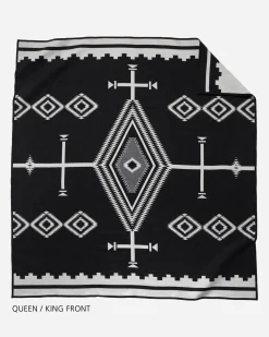 Pendleton LOS OJOS BLANKET BLACK/ WHITE New