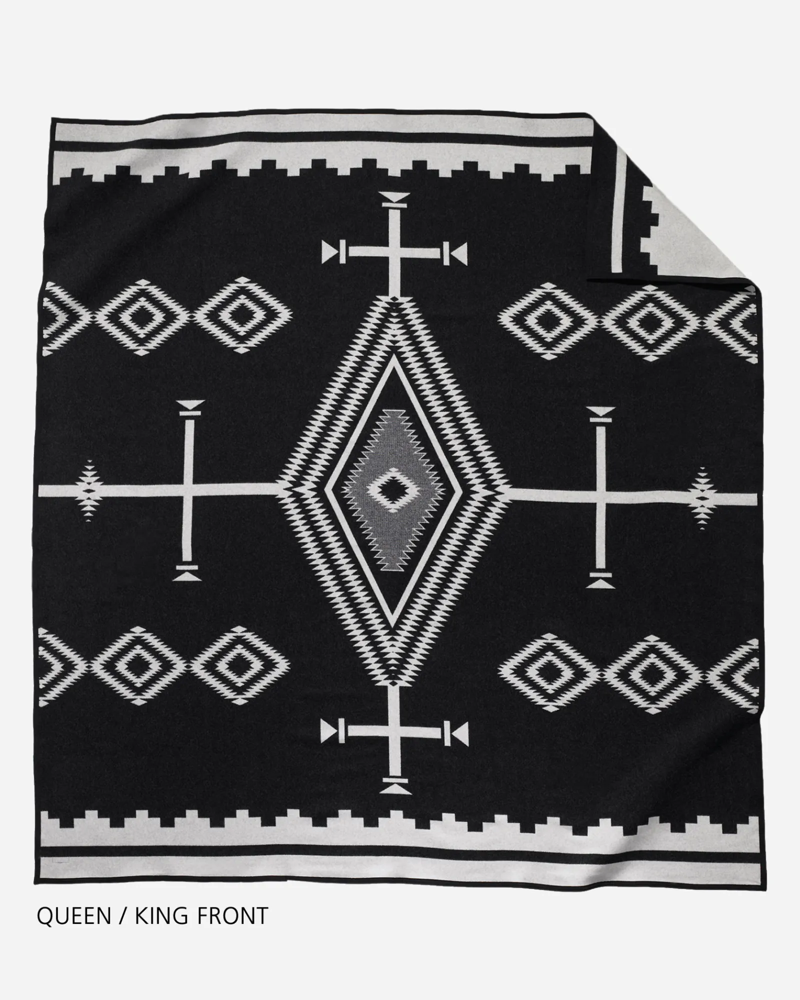 Pendleton LOS OJOS BLANKET BLACK/ WHITE New