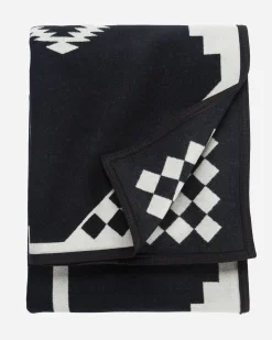 Pendleton LOS OJOS BLANKET BLACK/ WHITE New