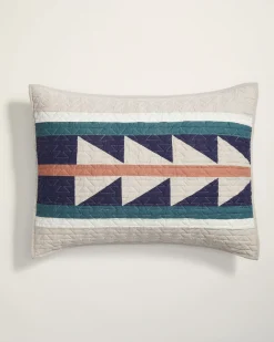 Pendleton MEDICINE BOW PIECED QUILT SET TAN/BLUE MULTI Outlet