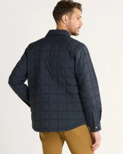 Pendleton MEN'S ARROYO CRINKLE QUILTED SHIRT JACKET MIDNIGHT Fashion