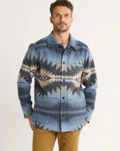 Pendleton MEN'S CONWAY WOOL CHORE JACKET BLUE SUNSET PASS Outlet