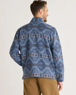 Pendleton MEN'S DOUBLESOFT DOVER QUARTER ZIP NAVY HARDING STAR Discount