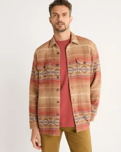 Pendleton MEN'S DOUBLESOFT DRIFTWOOD SHIRT TAN BEACON ROCK Hot