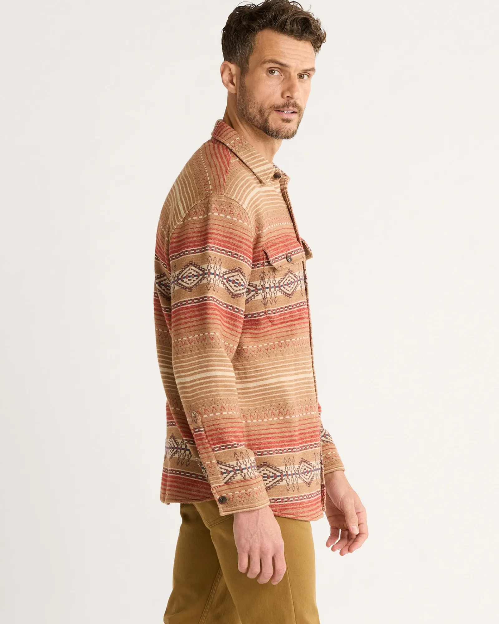 Pendleton MEN'S DOUBLESOFT DRIFTWOOD SHIRT TAN BEACON ROCK Hot