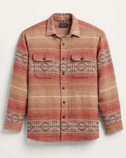 Pendleton MEN'S DOUBLESOFT DRIFTWOOD SHIRT TAN BEACON ROCK Hot