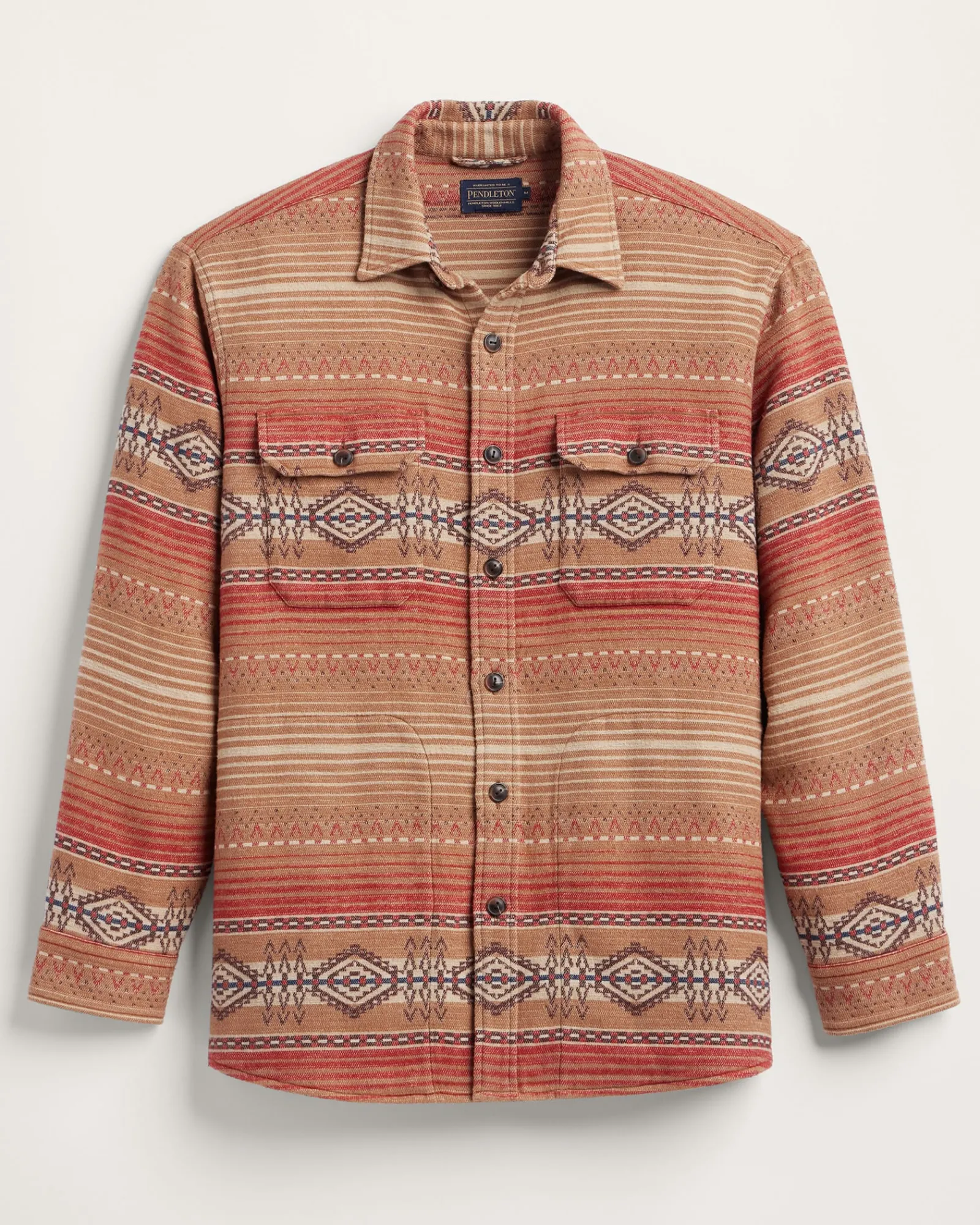Pendleton MEN'S DOUBLESOFT DRIFTWOOD SHIRT TAN BEACON ROCK Hot