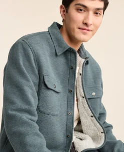 Pendleton MEN'S DOUBLESOFT SHERPA-LINED SHIRT JACKET REGULAR Fashion