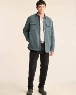 Pendleton MEN'S DOUBLESOFT SHERPA-LINED SHIRT JACKET REGULAR Fashion