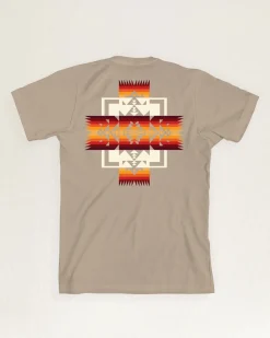 Pendleton MEN'S GRAPHIC TEE TAN CHIEF JOSEPH Hot