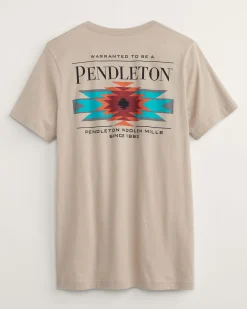 Pendleton MEN'S ICON LOGO GRAPHIC TEE TAN/MULTI Outlet