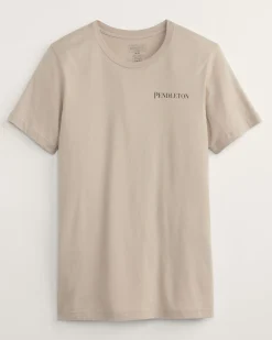 Pendleton MEN'S ICON LOGO GRAPHIC TEE TAN/MULTI Outlet