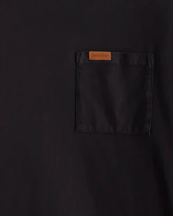 Pendleton MEN'S LONG-SLEEVE DESCHUTES POCKET TEE BLACK Discount