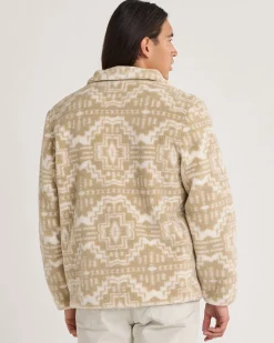 Pendleton MEN'S PASCO ZIP-FRONT FLEECE JACKET TAN HARDING STAR Best