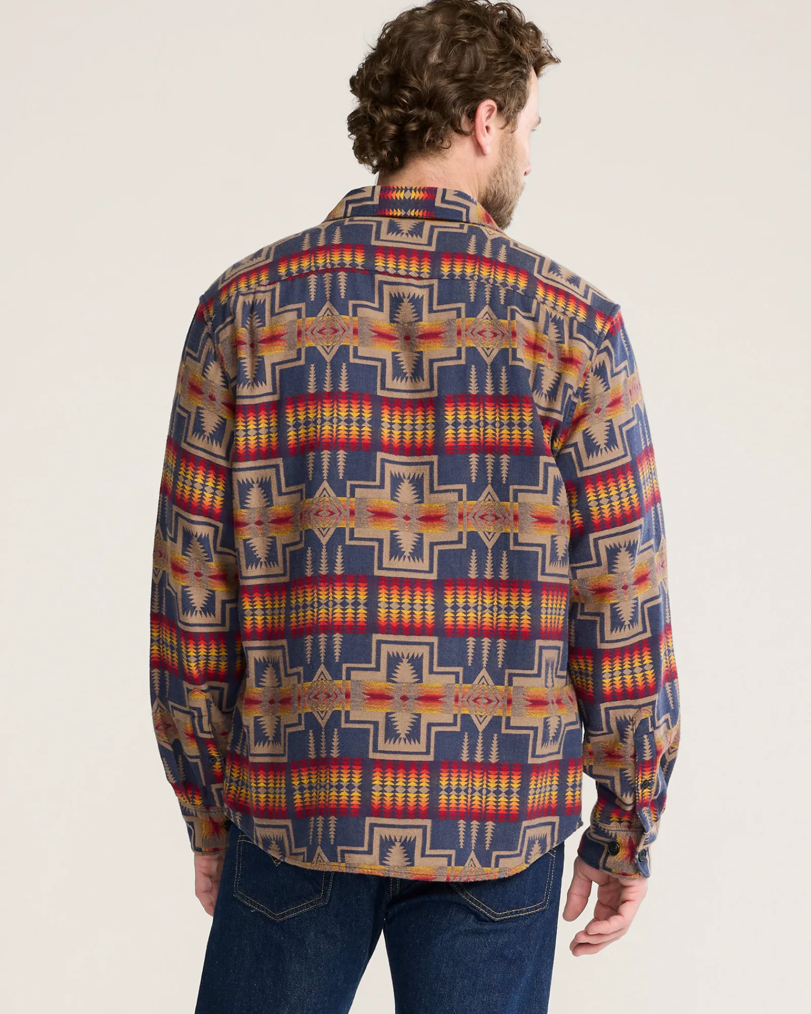 Pendleton MEN'S UK HARDING CHAMOIS SHIRT NAVY New