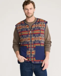 Pendleton MEN'S UK HARDING REVERSIBLE QUILTED VEST NAVY Online