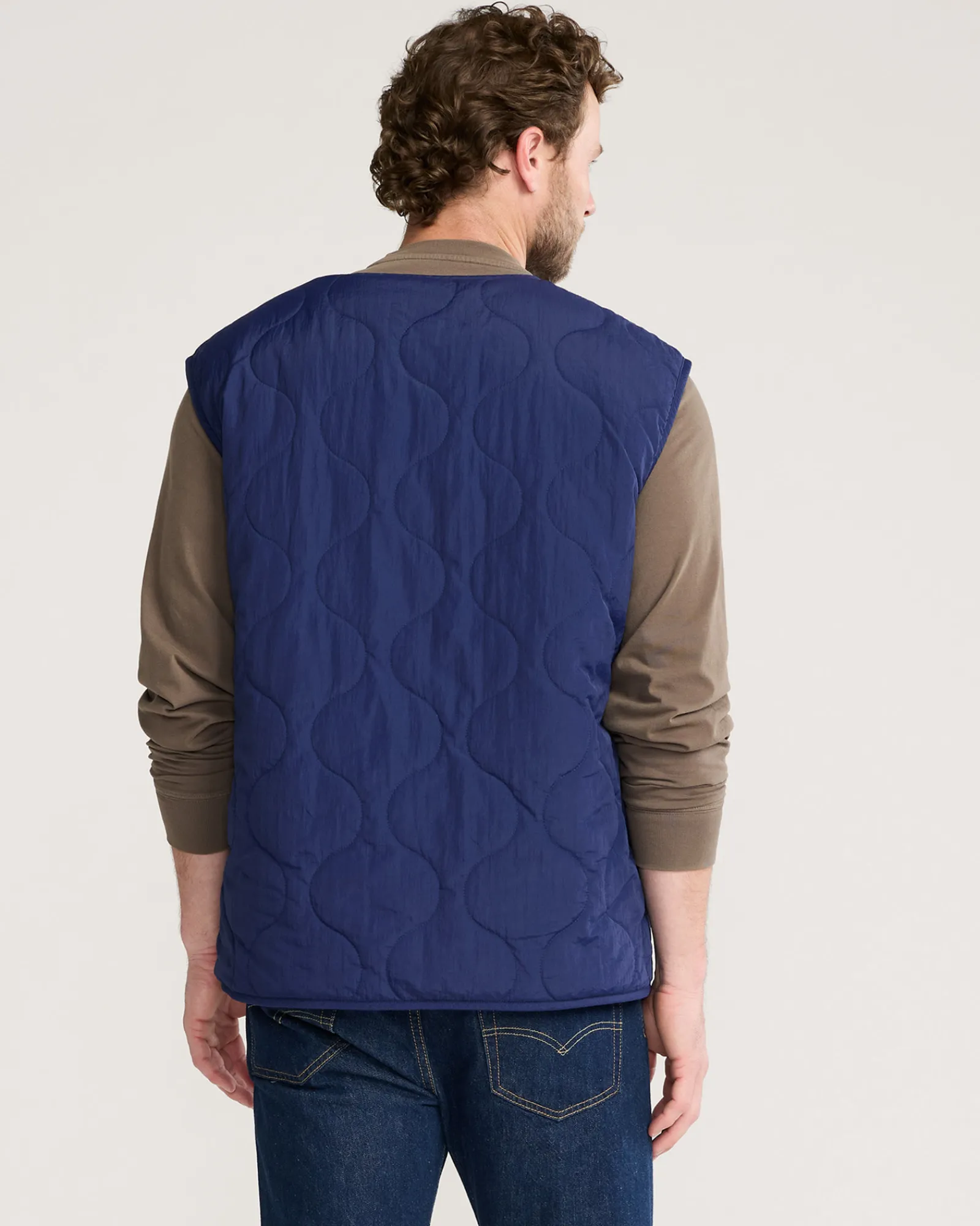 Pendleton MEN'S UK HARDING REVERSIBLE QUILTED VEST NAVY Online